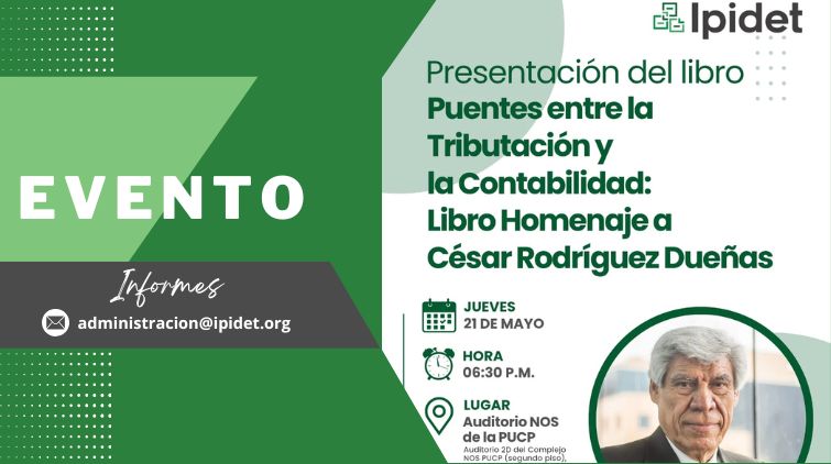 PRESENTACIÓN DE LIBRO:Puentes entre la Tributación y Contabilidad